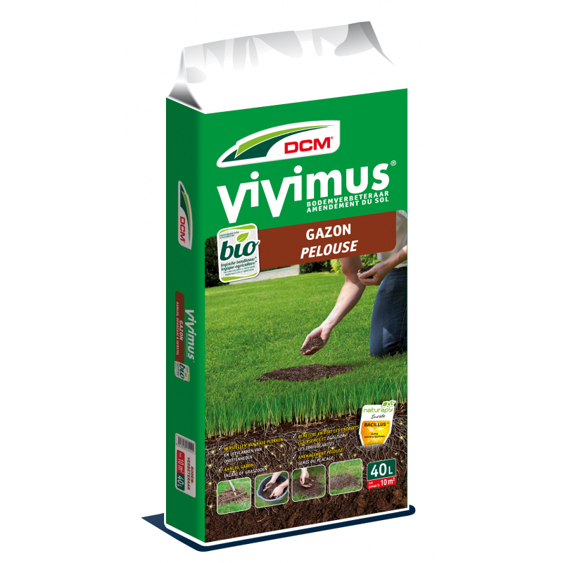 DCM Vivimus Humus voor het gras 40 L | Gardline